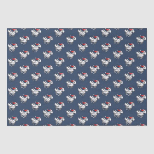 Kerstschapen Tissuepapier (Voorkant)