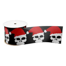 Kerstschedel met Santa Hat Gothic Lint