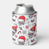 Kerstschedel Santa Koelboxxen - Feestelijk & Fun Blikjeskoeler (Blikje Voorkant)