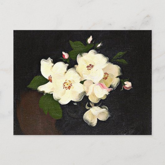 kerstschilderij, Rozen Briefkaart (Voorkant)