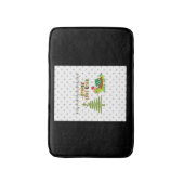 Kerstschildpad A-Line Jurk Badmat (Voorkant Verticaal)