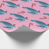 Kerstschildpad Cadeaupapier (Hoek)