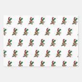 Kerstschildpad Inpakpapier Vel (Voorkant 2)