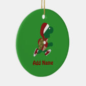 Kerstschildpad Keramisch Ornament (Rechts)