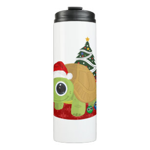 kerstschildpad thermosbeker