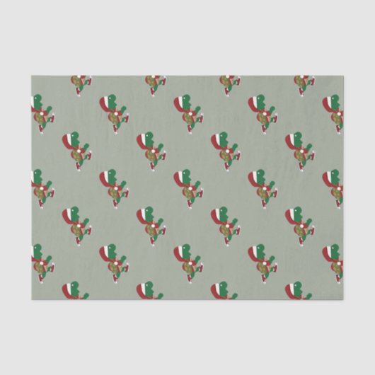 Kerstschildpad Tissuepapier (Voorkant)