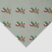 Kerstschildpad Tissuepapier (Detail)