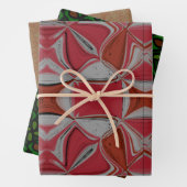 kerstschilfers inpakpapier vel (In situ)