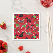 KerstSchnauzer Napkins Servet (Insitu)
