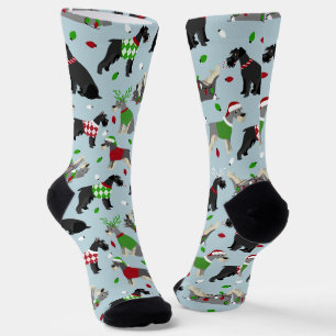 Kerstschnauzer Socks Sokken