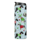 Kerstschnauzer Thermosbeker (Geroteerd rechts)