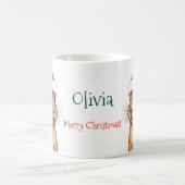 Kerstschrift Capybara Koffiemok (Center)