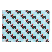 KerstScottie Dogs Pattern Kussensloop (Achterkant)
