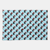 KerstScottie Dogs Pattern Theedoek (Horizontaal)