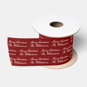 Kerstscript met eigen naam lint