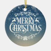 Kerstscript Vader, Papa Definitie Keramisch Ornament (Voorkant)