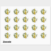 Kerstscroller Fleur de lis Stickers (Vel)