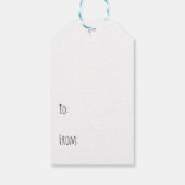 kerstseizoen Gift-Labels Cadeaulabel (Achterkant)