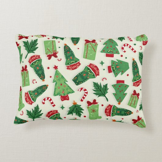 Kerstseizoen kussen (Achterkant)