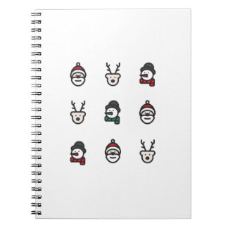Kerstseizoen Notitieboek