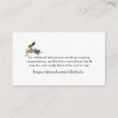 Kerstseizoen Weddenschap QR-code website Informatiekaartje (Achterkant)