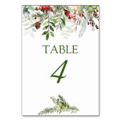 Kerstseizoen Winter bruiloft Kaart (Achterkant)