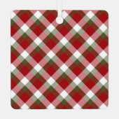 Kerstseizoensfoto Metalen Ornament (Achterkant)