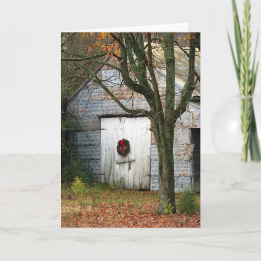 Kerstsfeer Feestdagen Kaart (Voorkant)