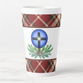 Kerstsfeer kruis latte mok (Voorkant)