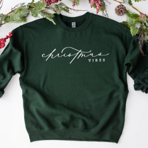 Kerstsfeer Mooie Calligrafie Vakantie Trui