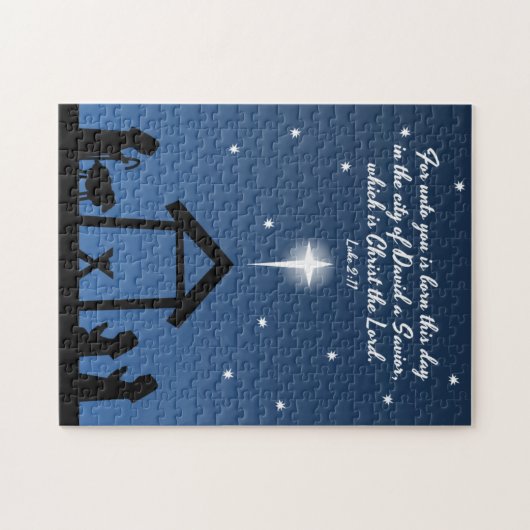 kerstsfeer Puzzle Legpuzzel (Horizontaal)