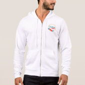 Kerstsfeer Ritssluiting Hoodie (Voorkant)