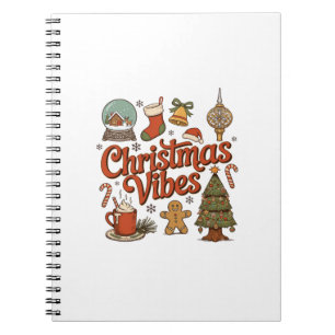 Kerstsfeer Sneeuwbol Kerstman Kerstboom Notitieboek