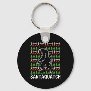 Kerstshirt met Bigfoot Sleutelhanger