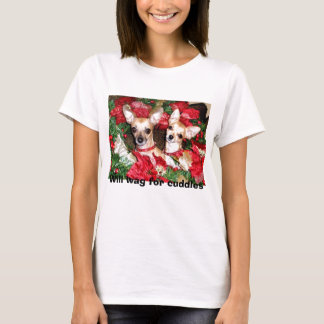 kerstshirt met Chihuahuas T-shirt