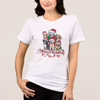 kerstshirt Tri-Blend shirt