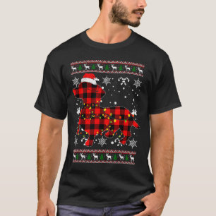 Kerstshirt voor Dachshund-liefhebber Geschenk Sint T-shirt