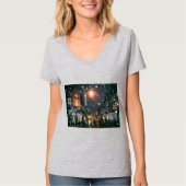 Kerstshirt voor dames t-shirt (Voorkant)