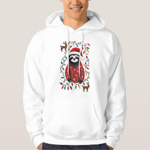 Kerstshirt voor luiaardliefhebber cadeau Sinterkla Hoodie