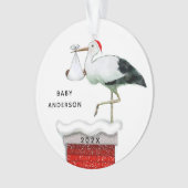 Kerstsieraad decemberbaby-kerstcadeau ornament (voorkant)