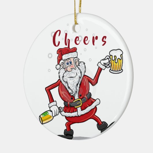 ** KERSTSIERAAD GEVULD MET KERSTMIS ** KERSTSIERAA KERAMISCH ORNAMENT (Links)