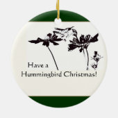 Kerstsieraad voor mensvogels keramisch ornament (Achterkant)