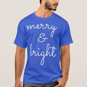 kerstsieraden en heldere, grafische feestelijke af t-shirt