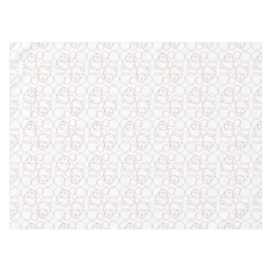 kerstsiercirkels tafelkleed (Voorkant (Horizontaal))