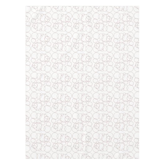 kerstsiercirkels tafelkleed (Voorkant)