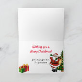 kerstsierfoto feestdagen kaart (Binnen)