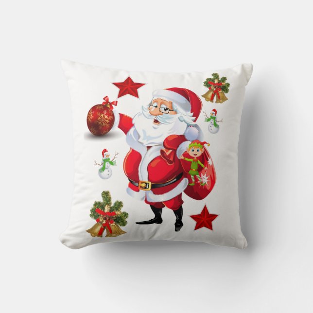 KerstSierkussen, kerstman Kussen (Voorkant)