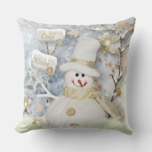 KerstSierkussen/Snowman Kussen