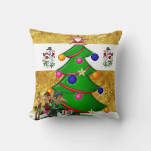 KerstSierkussen, Snowman Santa Kussen