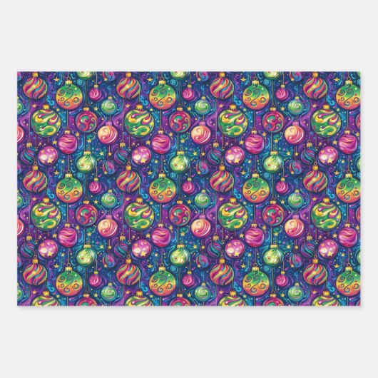 kerstsierpapier inpakpapier vel (Voorkant)